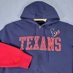NFL Houston Texans G-III Sports Full Zip Softshell Hoodie Men's Size‎ Large Blue